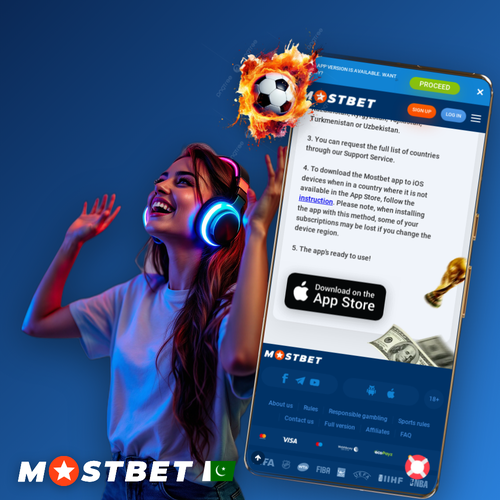 Mostbet affiliate program hero banner with commission dashboard for Pakistan publishers