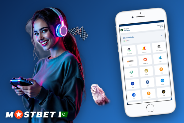 Mostbet account verification step showing CNIC upload on a smartphone