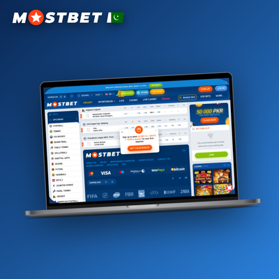 Mostbet web version browser icon with globe glyph and bet slip — no install required